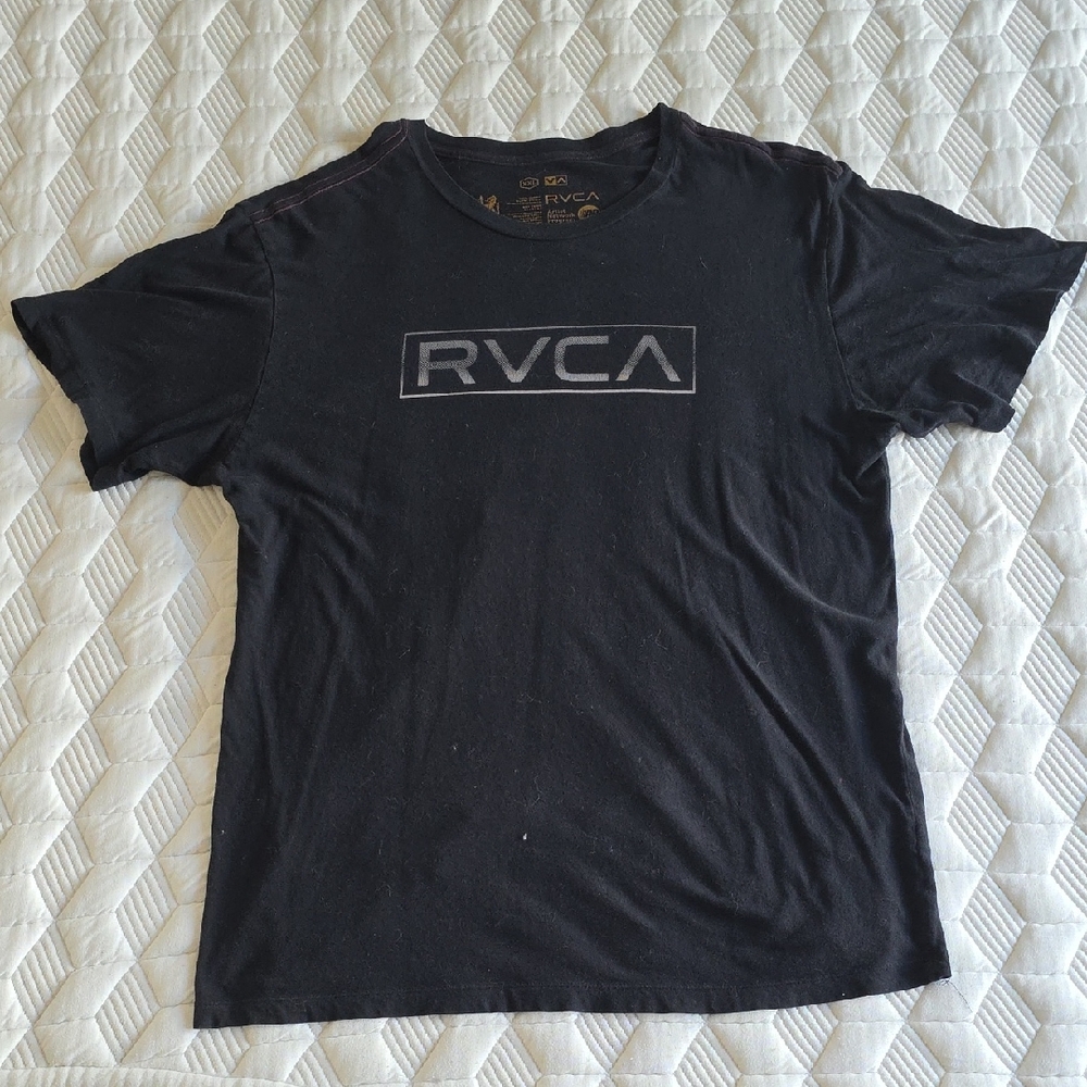 RVCA Classic Black Short Sleeve Tee